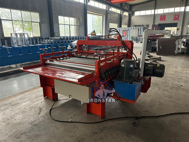 “Automatic 1250mm 1mm Steel Slitting Roll Forming Machine Production Line Factory Direct 1250mm 1mm Automatic Steel Slitting Roll Forming Machine”