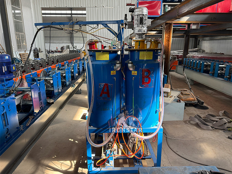 “Factory Direct PU Sandwich Shutter Door Roll Former Insulated Shutter Door Production Line For Galvanized Steel Aluminum Energy Saving PU Foam Insulated Shutter Door RollForming Machine Custom Size ”