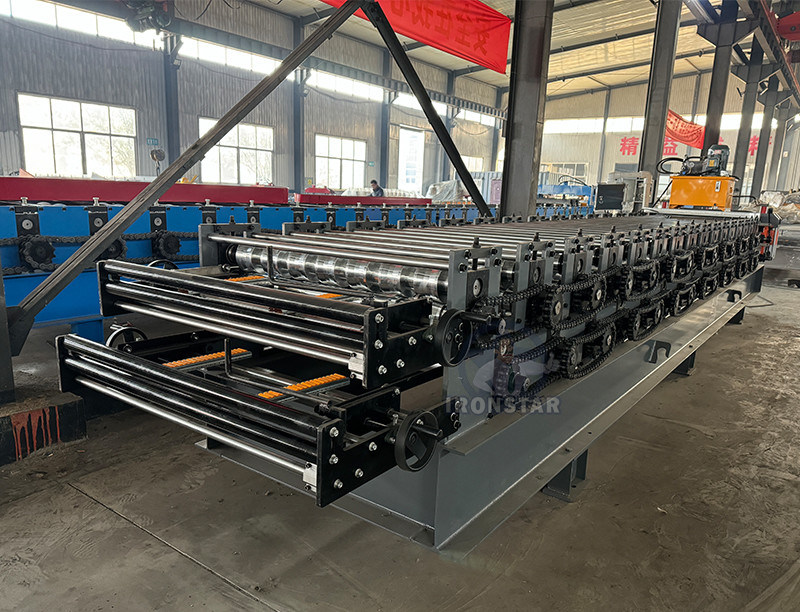“5 Rib 7 Rib Double Deck 750 Roof Sheet Roll Forming Machine Malaysia Automatic Trapezoidal Metal Roofing Sheet Roll Former Machine”