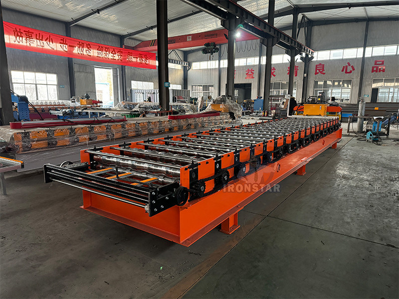 “T35 Trapezoidal Roofing Sheet Roll Forming Machine For Kyrgyzstan Metal Roof Panel Making Machine T35 Profile Trapezoidal Roof Panel Roll Forming Machine For Kyrgyzstan Construction Roofing Machine ”
