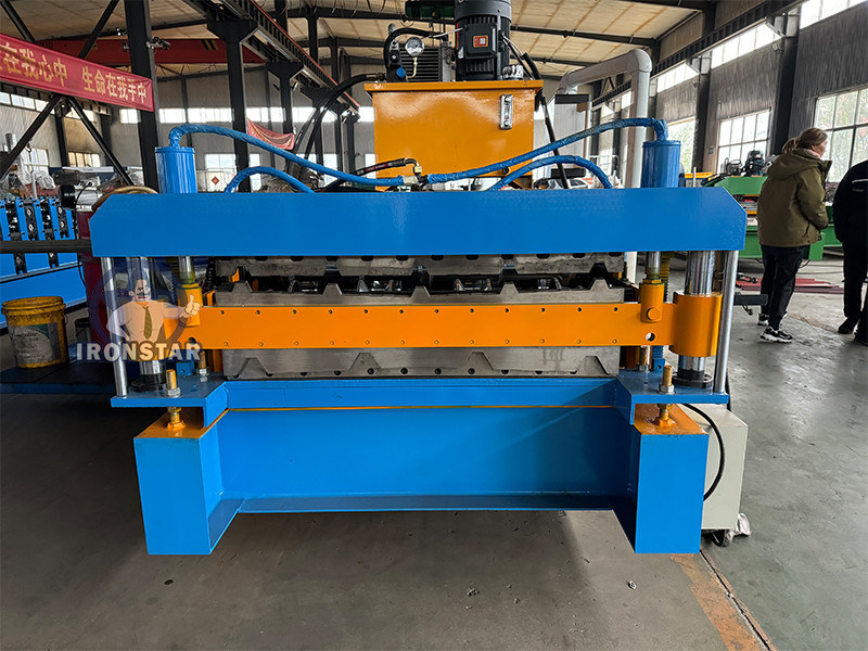“Ironstar Full Automatic High Efficiency 5 Rib 4 Rib Double Deck Roll Forming Machine 2 Layer Roofing Production Line”