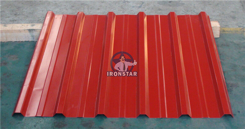 “1000 Trapezoidal Roof Panel Roll Forming Machine Metal Roofing Sheet Making Machine For Iraq Construction”
