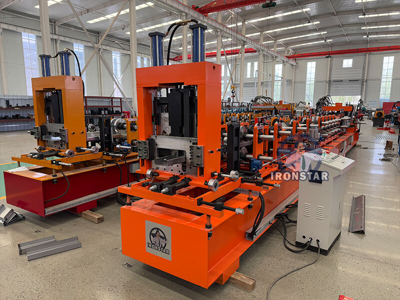 CZ Purlin Roll Forming Machine automatic size changeable 1 to 3 millimeter thickness galvanized steel sheet forming equipment