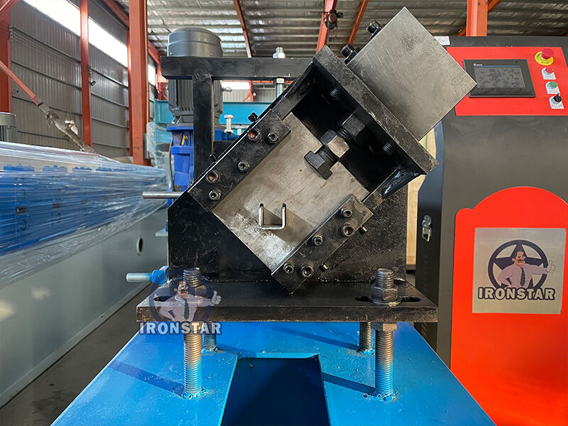 “PLC Control 2 Sizes in 1 U Channel Roll Forming Machine 35×15mm 35×30mm 10 Gauge U Purlin Making Machine for USA Market”