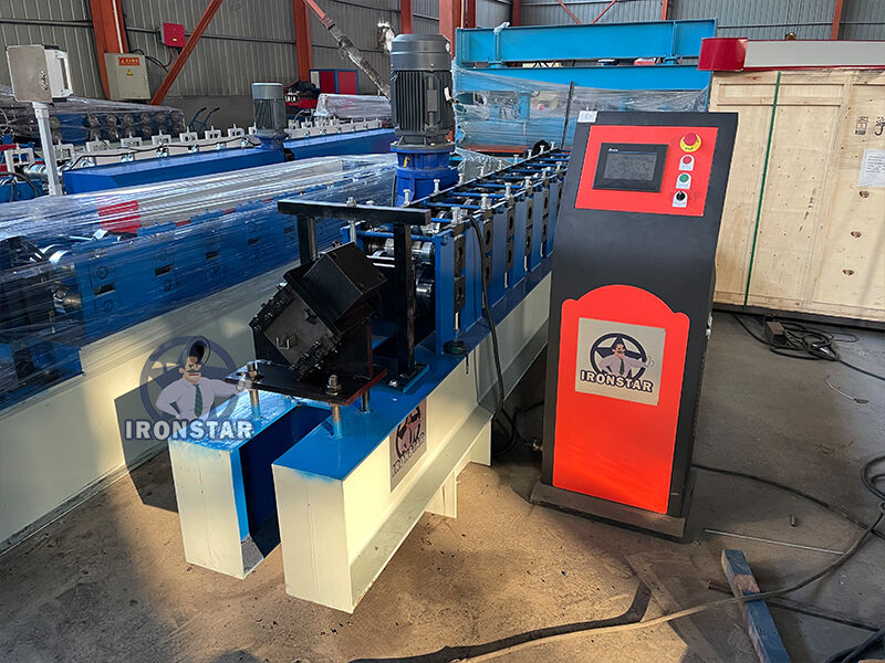 “PLC Control 2 Sizes in 1 U Channel Roll Forming Machine 35×15mm 35×30mm 10 Gauge U Purlin Making Machine for USA Market”