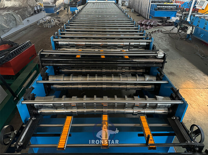 “5 Rib 7 Rib Double Deck 750 Roof Sheet Roll Forming Machine Automatic Trapezoidal Metal Roofing Sheet Roll Former Machine for Malaysia Roof Panel Production Line High Efficiency ”